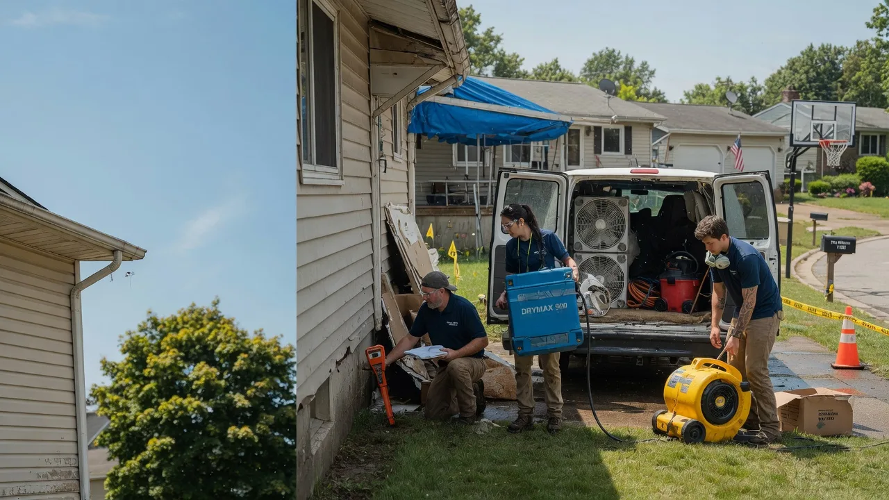 Ceiling Leak Cleanup in Unionville, MI near me